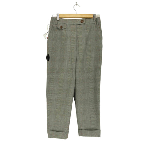 ヴィヴィアンウエストウッドレッドレーベル Vivienne Westwood RED LABEL シンチバック チェック柄スラックス レディース JPN:3