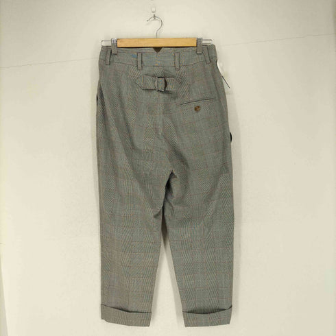 ヴィヴィアンウエストウッドレッドレーベル Vivienne Westwood RED LABEL シンチバック チェック柄スラックス レディース JPN:3