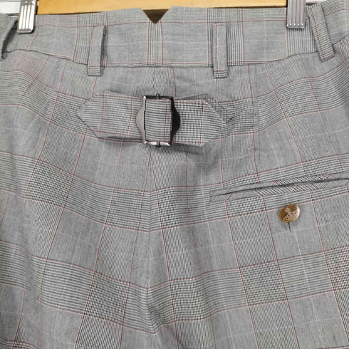 ヴィヴィアンウエストウッドレッドレーベル Vivienne Westwood RED LABEL シンチバック チェック柄スラックス レディース JPN:3