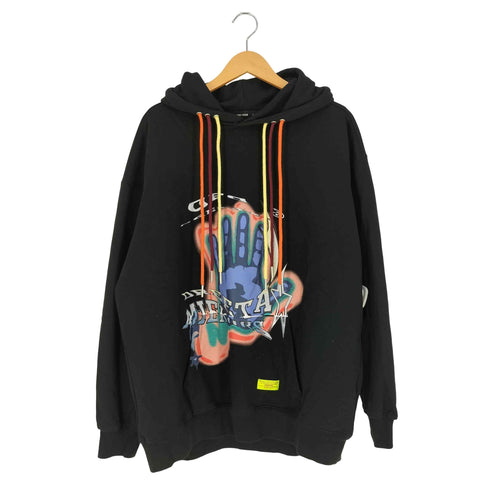 AELFRIC EDEN フロントプリント デザイン プルオーバーパーカー メンズ JPN:L