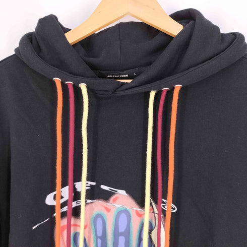 AELFRIC EDEN フロントプリント デザイン プルオーバーパーカー メンズ JPN:L