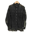 ザラ ZARA ボタニカルシースルーシャツ レディース import:S