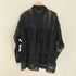ザラ ZARA ボタニカルシースルーシャツ レディース import:S