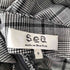 シーニューヨーク sea new york グレンチェックアシンメトリーノースリーブワンピース レディース JPN:0