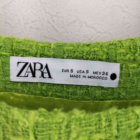 ザラ ZARA ショートテクスチャーワンピース レディース import:S