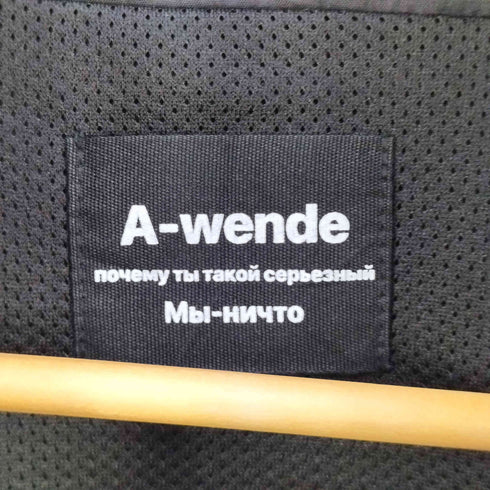 A-WENDE ハイネックジップアップジャケット メンズ