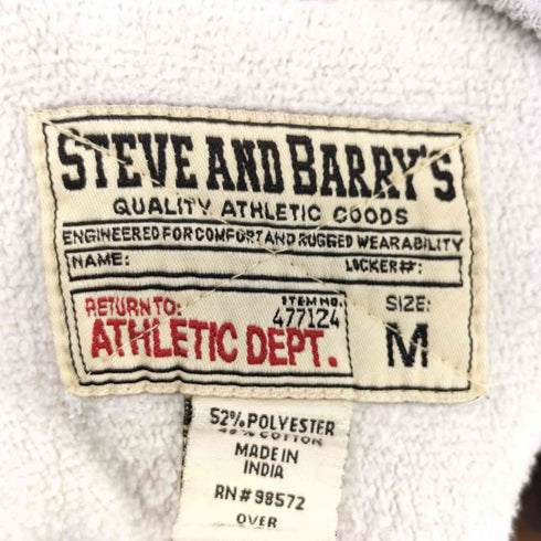 90S STEVE AND BARRY'S ワッペン スウェット トレーナー メンズ import:M