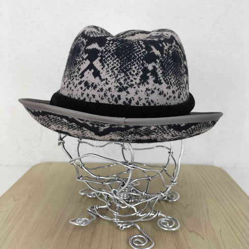 グレースハット grace hats パイソン柄プリントハット レディース