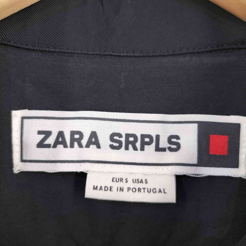 ザラ ZARA SRPLS フロントリボンプリーツシャツワンピース レディース import:S