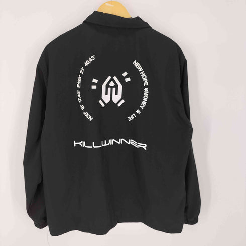 KILLWINNER ロゴプリント コーチジャケット メンズ