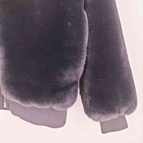 ザラ ZARA FAUX FUR JACKET フェイクファージャケット メンズ import:L