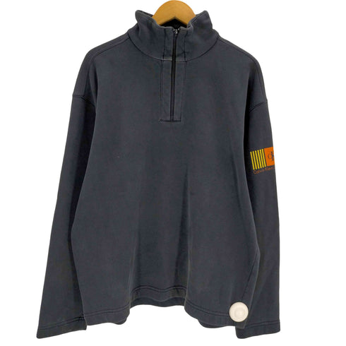 シーケーカルバンクライン ck Calvin Klein USA製 old ハーフジップスウェット メンズ JPN:XL