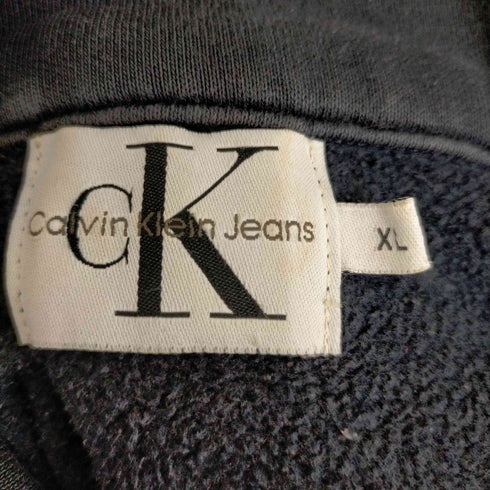 シーケーカルバンクライン ck Calvin Klein USA製 old ハーフジップスウェット メンズ JPN:XL