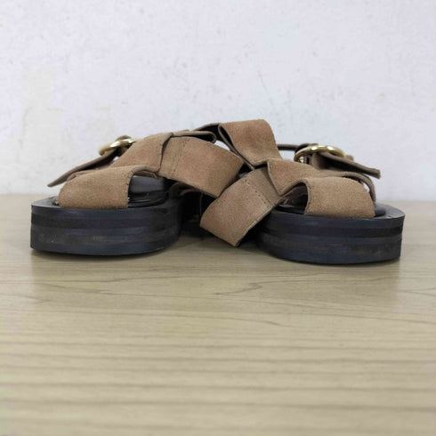 ザラ ZARA スウェードグラディエーターサンダル レディース JPN:37