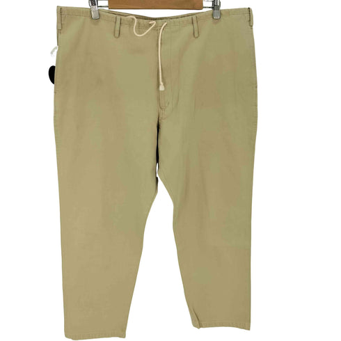 ワイズフォーメン Ys for men 90S ドローストリングノータックワイドチノパンツ メンズ