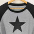 ROMWE スタープリント ストレッチ ラグランTシャツ メンズ import:L