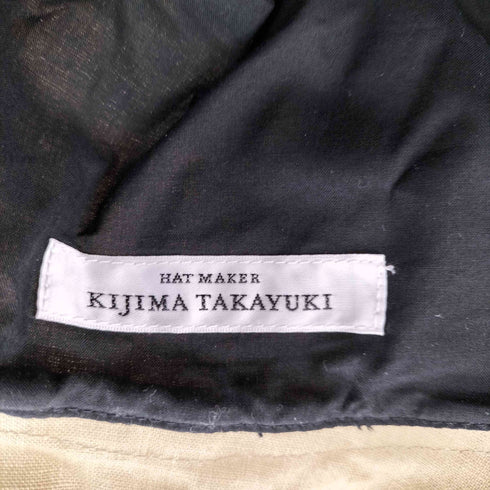 キジマタカユキ KIJIMA TAKAYUKI リネン100 バケットハット メンズ