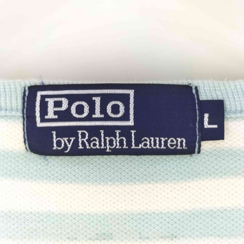 ポロバイラルフローレン Polo by RALPH LAUREN ポニー刺繍 ヘンリーネックボーダーTシャツ メンズ JPN:L