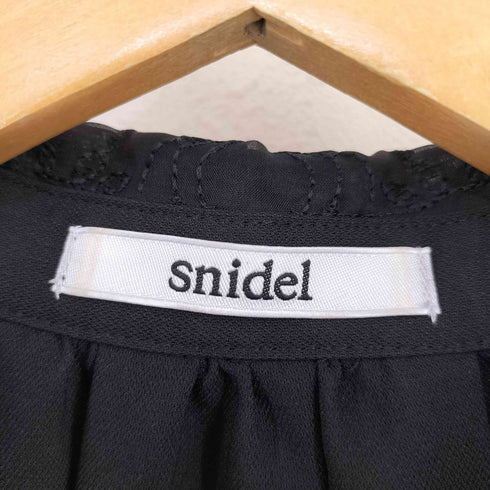 スナイデル snidel 黒レースチュニックワンピース レディース FREE