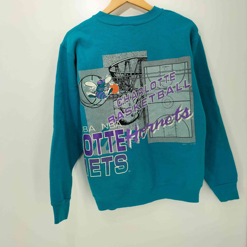 80-90s USA製 両面プリントクルーネックスウェット HEAVY WEIGHT メンズ S