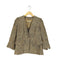 マックスマーラ MAX MARA 白タグ リネンシルクノーカラージャケット LINEN SILK レディース JPN:42