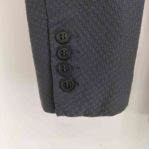 コムデギャルソンオムドゥ COMME des GARCONS HOMME DEUX AD2022 ドビー織り ノッチドカラー シングルジャケット メンズ JPN:XS