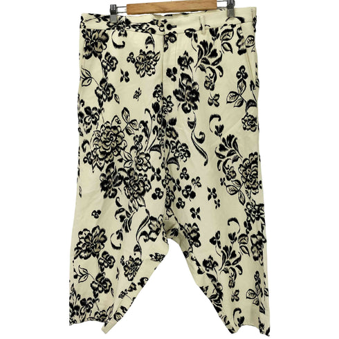 コムデギャルソンオムプリュス COMME des GARCONS HOMME PLUS 22SS 花の存在期 FLORAL PRINT CROPPED TROUS メンズ JPN:L