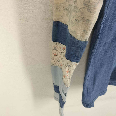 キャピタル KAPITAL パッチワークデザイン 藍染 インディゴ カットソー レディース 0