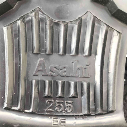 アサヒ Asahi 昭和63年製 ベルト付きワークブーツ 作業着 レディース 25.5