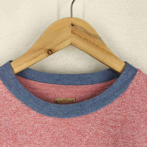 キャピタル KAPITAL パフスリーブ リンガーTシャツ レディース 1
