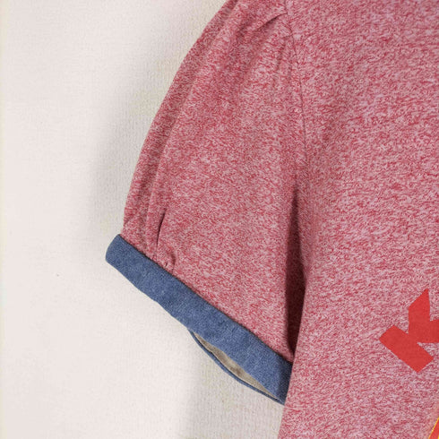 キャピタル KAPITAL パフスリーブ リンガーTシャツ レディース 1