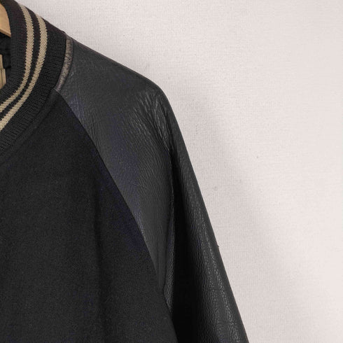Vintage Stadium Jacket 裏地キルティング レザー切替 スタジャン メンズ JPN:L