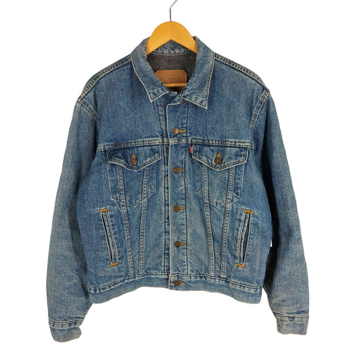 リーバイス LEVI STRAUSS&CO 90s 70506-0316 527刻印 USA製 93年製 裏地ブランケット デニムトラッカージャケット メンズ 40