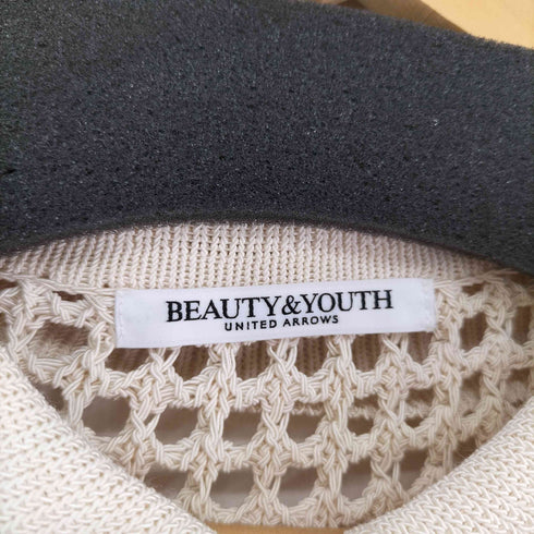ビューティーアンドユースユナイテッドアローズ BEAUTY & YOUTH UNITED ARROWS コットンナイロン メッシュニットカーディガン レディース