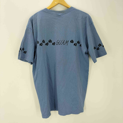 CRAZY SHIRT 80-90S USA製 クリバンキャット プリント アニマルTシャツ メンズ JPN:L