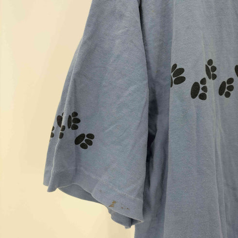 CRAZY SHIRT 80-90S USA製 クリバンキャット プリント アニマルTシャツ メンズ JPN:L