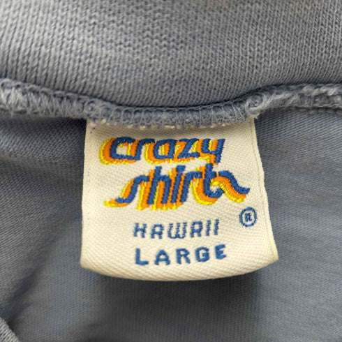 CRAZY SHIRT 80-90S USA製 クリバンキャット プリント アニマルTシャツ メンズ JPN:L