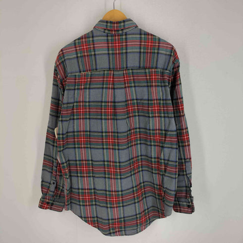 ランズエンド LANDS END 90S-00S ハンガリー製 チェック柄 BD長袖シャツ メンズ import:M