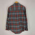 ランズエンド LANDS END 90S-00S ハンガリー製 チェック柄 BD長袖シャツ メンズ import:M