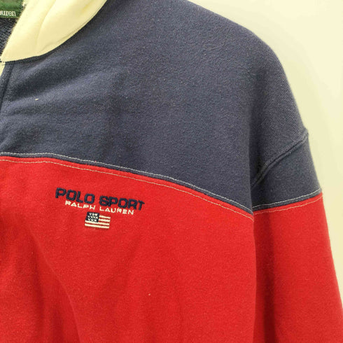 ポロスポーツラルフローレン POLO SPORT RALPH LAUREN 緑タグ 刺繍 ジップアップパーカー メンズ 160