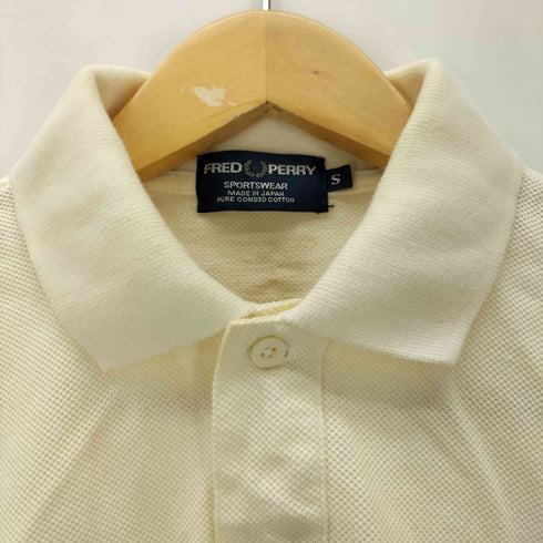 フレッドペリー FRED PERRY 日本製 鹿の子ポロシャツ レディース S