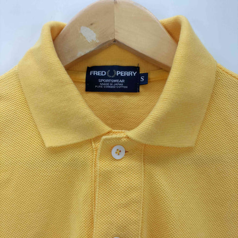 フレッドペリー FRED PERRY 日本製 鹿の子ポロシャツ レディース S