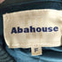 アバハウス ABAHOUSE レザー切替 裏地キルティング パイルワッペン チェーンステッチ ナンバリング スタジャン メンズ FREE