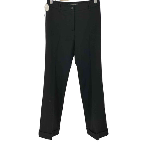 マックスマーラウィーケンドライン Max Mara WEEKEND LINE センタープレス ウールスラックス レディース 42