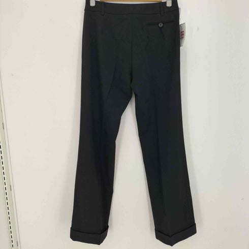 マックスマーラウィーケンドライン Max Mara WEEKEND LINE センタープレス ウールスラックス レディース 42