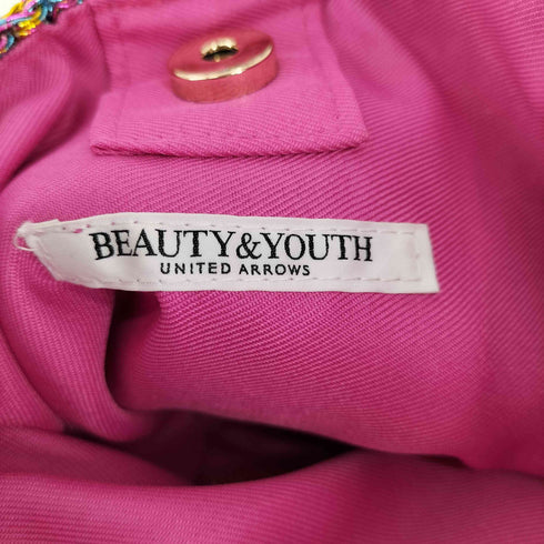 ビューティーアンドユースユナイテッドアローズ BEAUTY & YOUTH UNITED ARROWS メタルコード ミニ ワンハンドルバッグ レディース