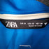 ザラ ZARA SATIN EFFECT JACKET WITH SIDE STRIPE サテンジップブルゾン レディース JPN:S