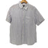 ランバンコレクション LANVIN COLLECTION コットン100% ストライプ 半袖シャツ メンズ 52