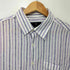 ランバンコレクション LANVIN COLLECTION コットン100% ストライプ 半袖シャツ メンズ 52