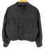 クロップドPUレザージャケット レディース